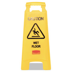 RCP611277YW - Rubbermaid Commercial® Caution Wet Floor Floor Sign