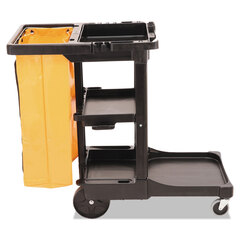 RCP617388BK - Rubbermaid® Commercial Multi-Shelf Cleaning Cart