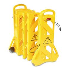 RCP9S1100YEL - Rubbermaid® Commercial Portable Mobile Safety Barrier