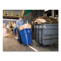RCP9W27-73BLU - Brute® Recycling Rollout Container