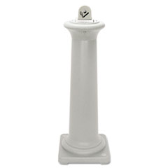 Rubbermaid Commercial GroundsKeeper Tuscan Receptacle, 13 x 13 x 38 3/8, Sandstone