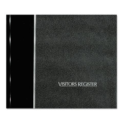 RED57802 - National® Brand Hardcover Visitor Register Book