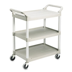 RCP3424-88OWH - Three-Shelf Service Cart
