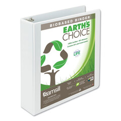 SAM18967 - Samsill® Earth's Choice Biodegradable Round Ring View Binder