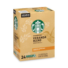 Starbucks Veranda Blend Coffee K-Cups Pack, 24/Box