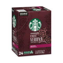 Starbucks Caffe Verona Coffee K-Cups Pack, 24/Box