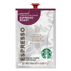 Starbucks FLAVIA Coffee Freshpacks, Espresso Dark Roast, 0.25 oz Freshpack, 72/Carton