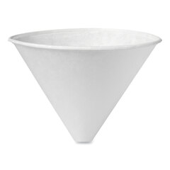 Solo Paper Medical and Dental Funnel Shaped Cups, 6 oz, 250/Bag, 10/Carton