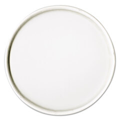 Solo Spiral-Wound Paper Hot Cup Lids, Fits 16 oz Cups, White, 25/Sleeve, 20 Sleeves/Carton