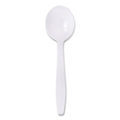 SCCGBX8SW - Guildware® Extra Heavyweight Plastic Cutlery, Soup Spoons