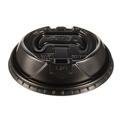 Solo Optima Reclosable Lids for Hot Paper Cups, Fits 10 oz to 24 oz Cups, Black, 1,000/Carton
