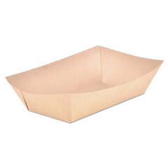 Southern Champion Eco Food Trays, 5 lb Capacity, Brown Kraft, Paper, 500/Carton