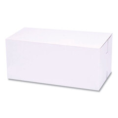 Southern Champion White One-Piece Non-Window Bakery Boxes, Standard, 9 x 5 x 4, White, Paper, 250/Bundle