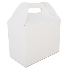 Southern Champion Carryout Barn Boxes, 10 lb Capacity, 8.88 x 5 x 6.75, White, Paper, 150/Carton