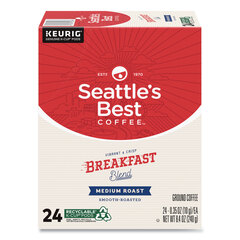 Seattle's Best Breakfast Blend Coffee K-Cups, 24/Box, 4/Carton