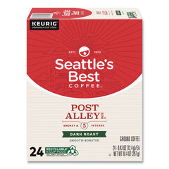Seattle's Best Post Alley Dark Coffee K-Cup, 24/Box