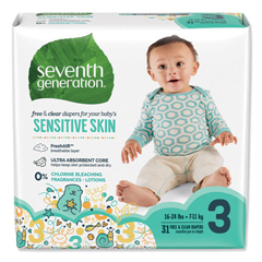 SEV44062 - Seventh Generation® Free & Clear Baby Diapers