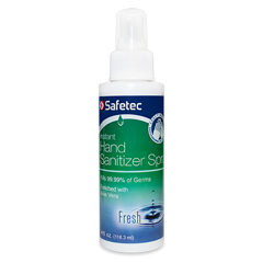 SFT34418 - Safetec - Instant Hand Sanitizer Spray- 4 oz.
