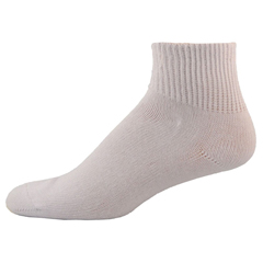 SLVSV19070-SV39-KING - Silverts - Diabetic Stretchy Wide Ankle Socks Simcan White