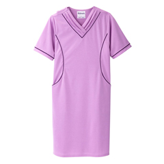 SLVSV311-SV582-2XL - Silverts - Senior Womens Adaptive Open Back Ponte Dress Lilac/Purple