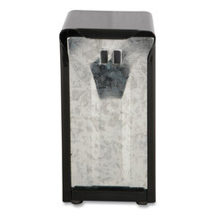 San Jamar Tabletop Napkin Dispenser, Tall Fold, 3-3/4 x 4 x 7-1/2, Capacity: 150, Black