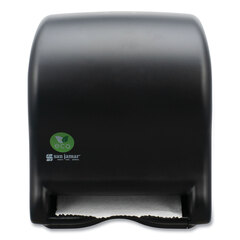 San Jamar Ecological Green Towel Dispenser, 9.1 x 14.4 x 11.8, Black