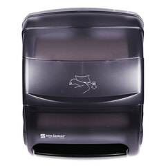 San Jamar Integra Lever Roll Towel Dispenser, 11 1/2 x 11 1/4 x 13 1/2, Black