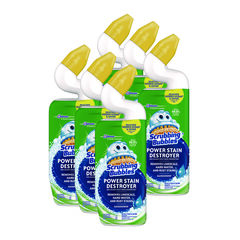 SC Johnson Professional Power Stain Destroyer Toilet Bowl Disinfectant, Rainshower Scent, 24 oz Bottle, 6/Carton
