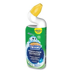 SC Johnson Professional Power Stain Destroyer Toilet Bowl Disinfectant, Rainshower Scent, 24 oz Bottle