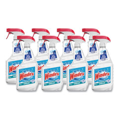 SC Johnson Professional Windex&reg; Multi-Surface Vinegar Cleaner, Fresh Clean Scent, 23 oz Spray Bottle, 8/Carton