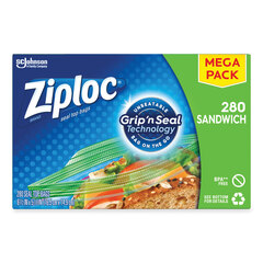 SC Johnson Professional Sandwich Seal Top Bags, 6.5