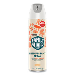 SC Johnson Professional Disinfectant Spray, Citrus Scent, 17.5 oz Aerosol Spray, 8/Carton