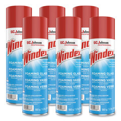 Windex Foaming Glass Cleaner Fresh 20 oz Aerosol Spray