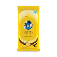 SC Johnson Professional Lemon Scent Wet Wipes, Cloth, 7 x 10, White, 24/Pack