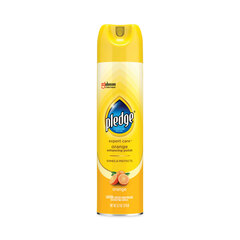 SC Johnson Professional Furniture Polish, Orange, 9.7 oz Aerosol Spray, 6/Carton
