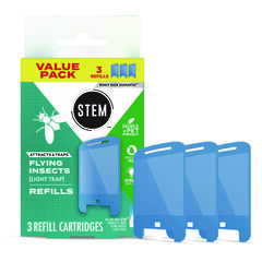 SC Johnson Professional STEM Light Trap Refills, 3 Refills/Pack, 8 Packs/Carton