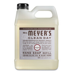 SC Johnson Clean Day Liquid Hand Soap, Lavender, 33 oz, 6/Carton