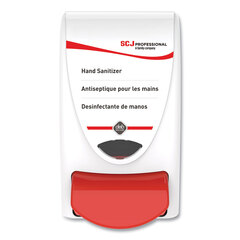 SC Johnson Professional Hand Sanitizer Dispenser, 1 Liter Capacity, 4.92 x 4.6 x 9.25, White