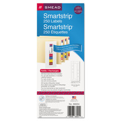 SMD66004 - Smead® Color-Coded SmartStrip® Labeling System Refill Label Forms