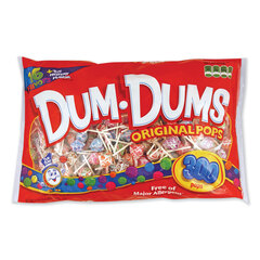 Spangler Dum-Dum-Pops, Assorted Flavors, Individually Wrapped, 300/Pack