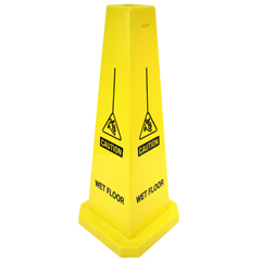SPS23812 - Impact - Four-Sided Wet Floor Sign, CAUTION, English