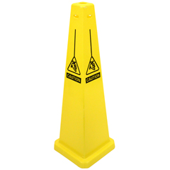 SPS23887 - Impact - Four-Sided Wet Floor Sign, CAUTION, English
