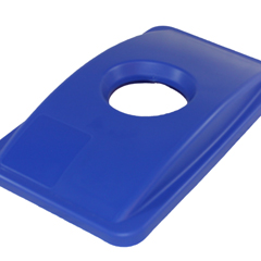 SPS7025-11 - Thin Bin - Container Lid with Round Cut Out for Recycling