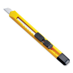 Stanley-Bostitch Quick Point Utility Knife, 9 mm Blade, Yellow/Black