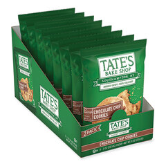 Mondelez International Chocolate Chip Cookies Snack Packs, 1 oz Pack, 2 Cookies/Pack, 8 Packs/Box, 2 Boxes/Carton