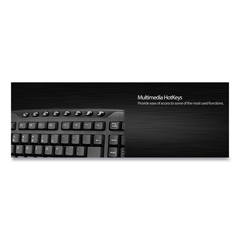 ADEWKB1330CB - WKB1330CB Wireless Desktop Multimedia Keyboard and Mouse Combo, 1/EA