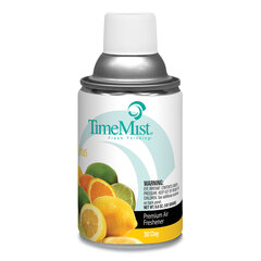 TimeMist Premium Metered Air Freshener Refills, Citrus, 6.6 oz, 12/CT