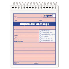 TOP4010 - TOPS® Telephone Message Book with Fax/Mobile Section