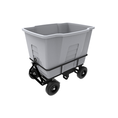 TOTAMA20-00IGY - Toter - 2 Cubic Yard 2,300 lbs. Capacity Rapid Speed Towable Mobile Truck - Industrial Gray