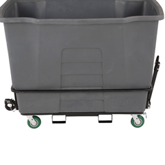TOTAMT20-00IGY - Toter - 2 Cubic Yard 2,300 lbs. Capacity Towable Mobile Truck - Industrial Gray